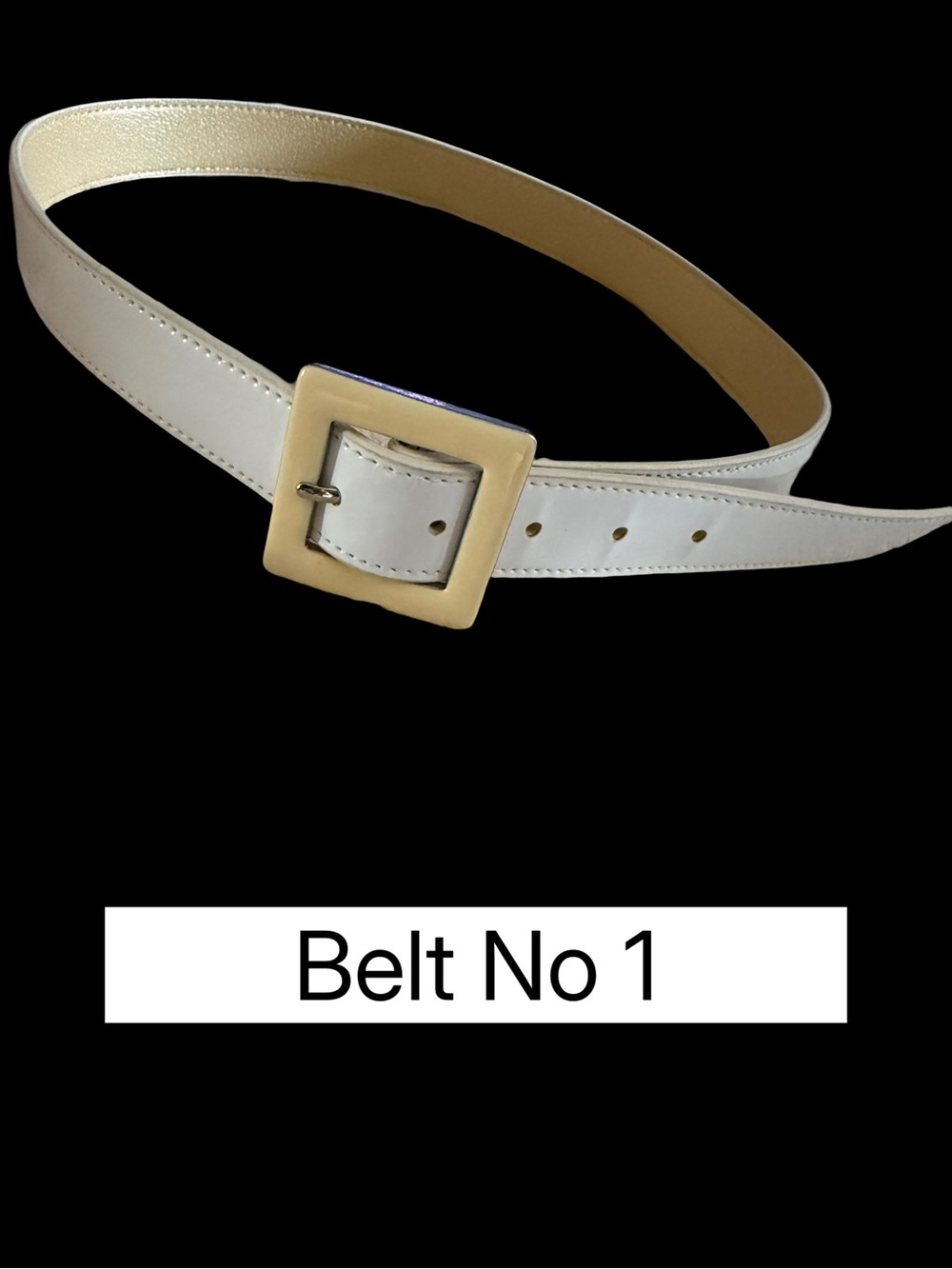 Lot of 2 Belts Genuine Leather Belts - Medium - Picture 3 of 14